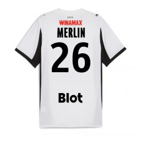Stade Rennais Quentin Merlin #26 Vieraspaita 2025-26 Lyhythihainen Stade Rennais Quentin Merlin #26 Vieraspaita 2025-26 Lyhythihainen
